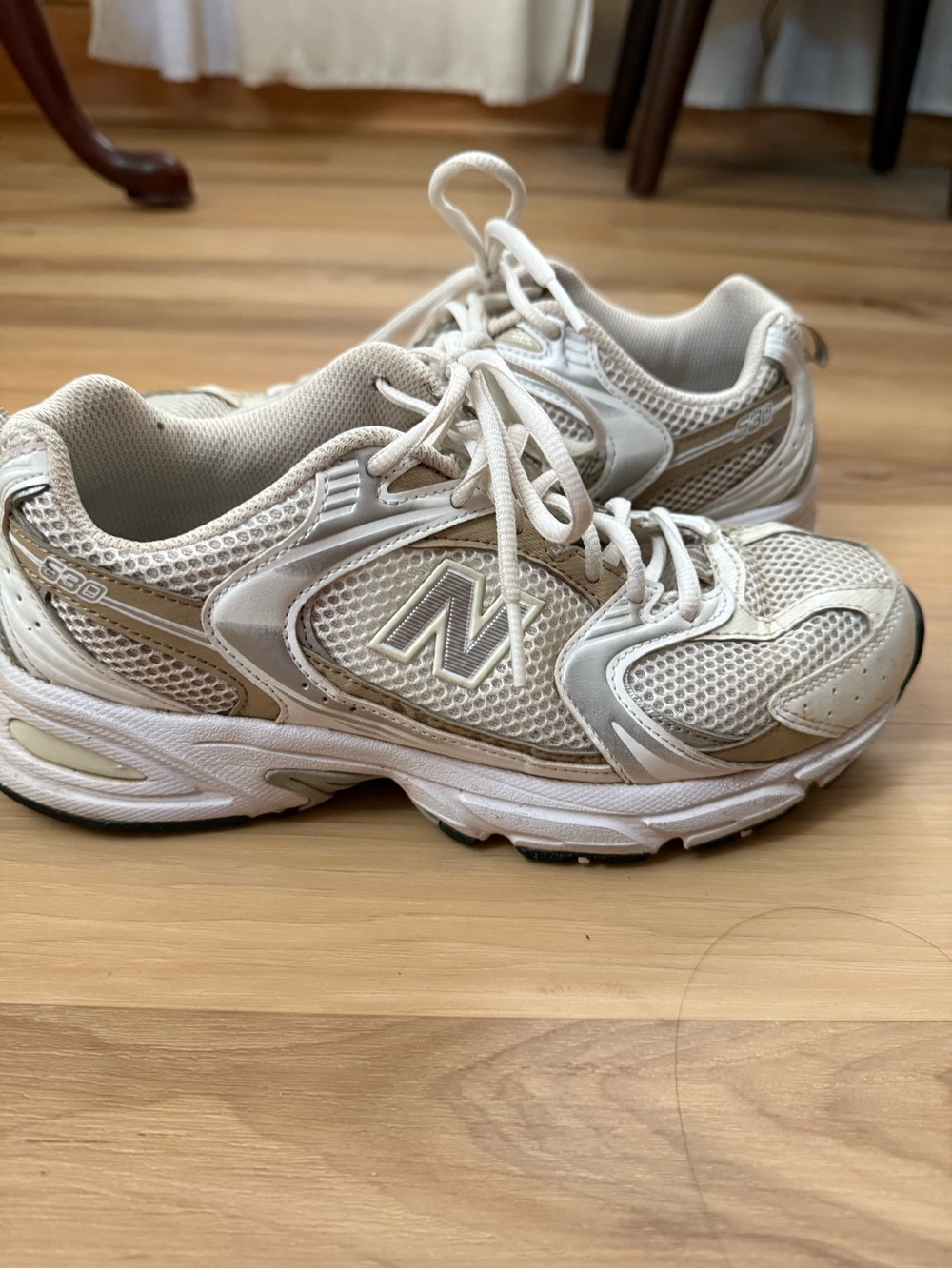 New Balance 530 White Stoneware Linen - Picture 7 of 10